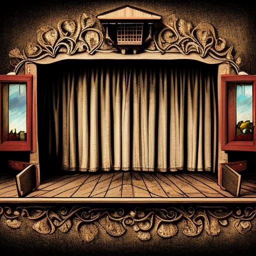 Rainy Window Hyperrealistic Splash Art Concept