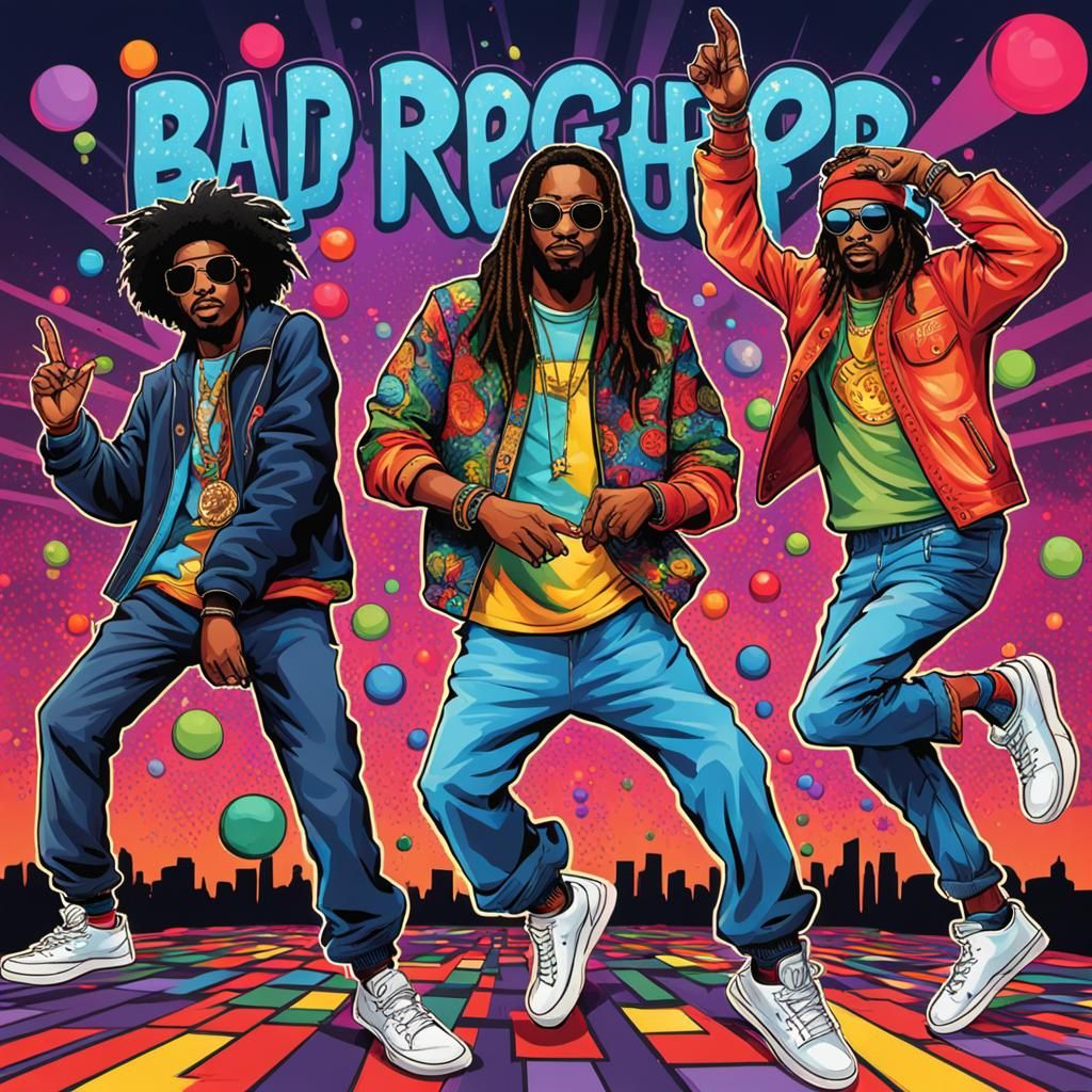 Dynamic Hip-Hop Scene Inspired by Old School