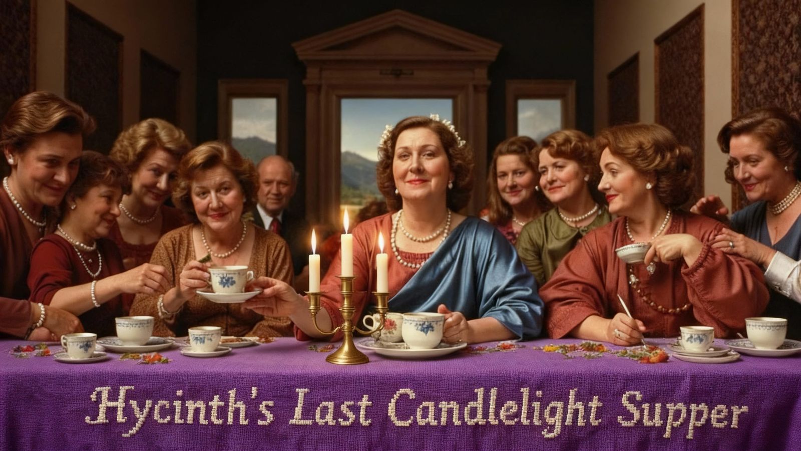 Hycinth Joins The Last Supper For Tea