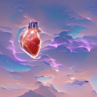 Abstract Heart Concept Generated by AI