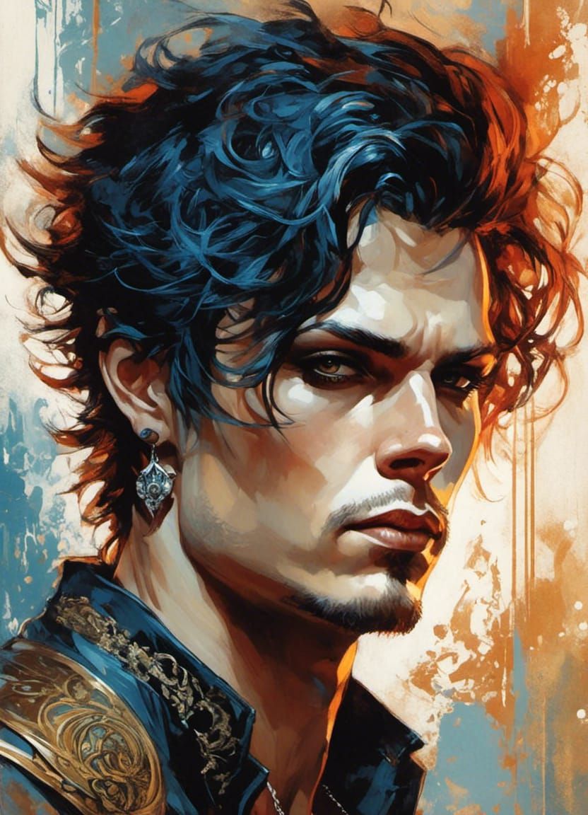 Fantasy Portrait for Video Game Cover Art