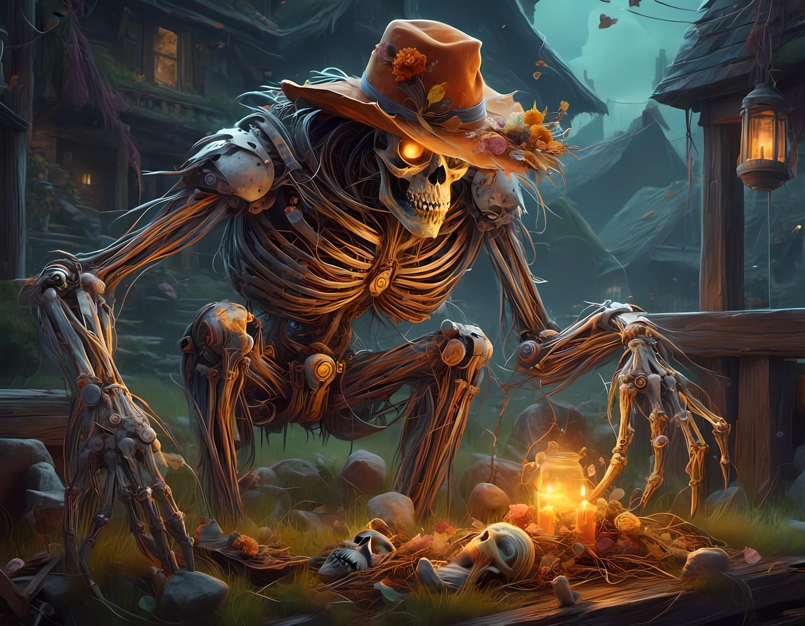 Scarecrow Generated with LoRA Model