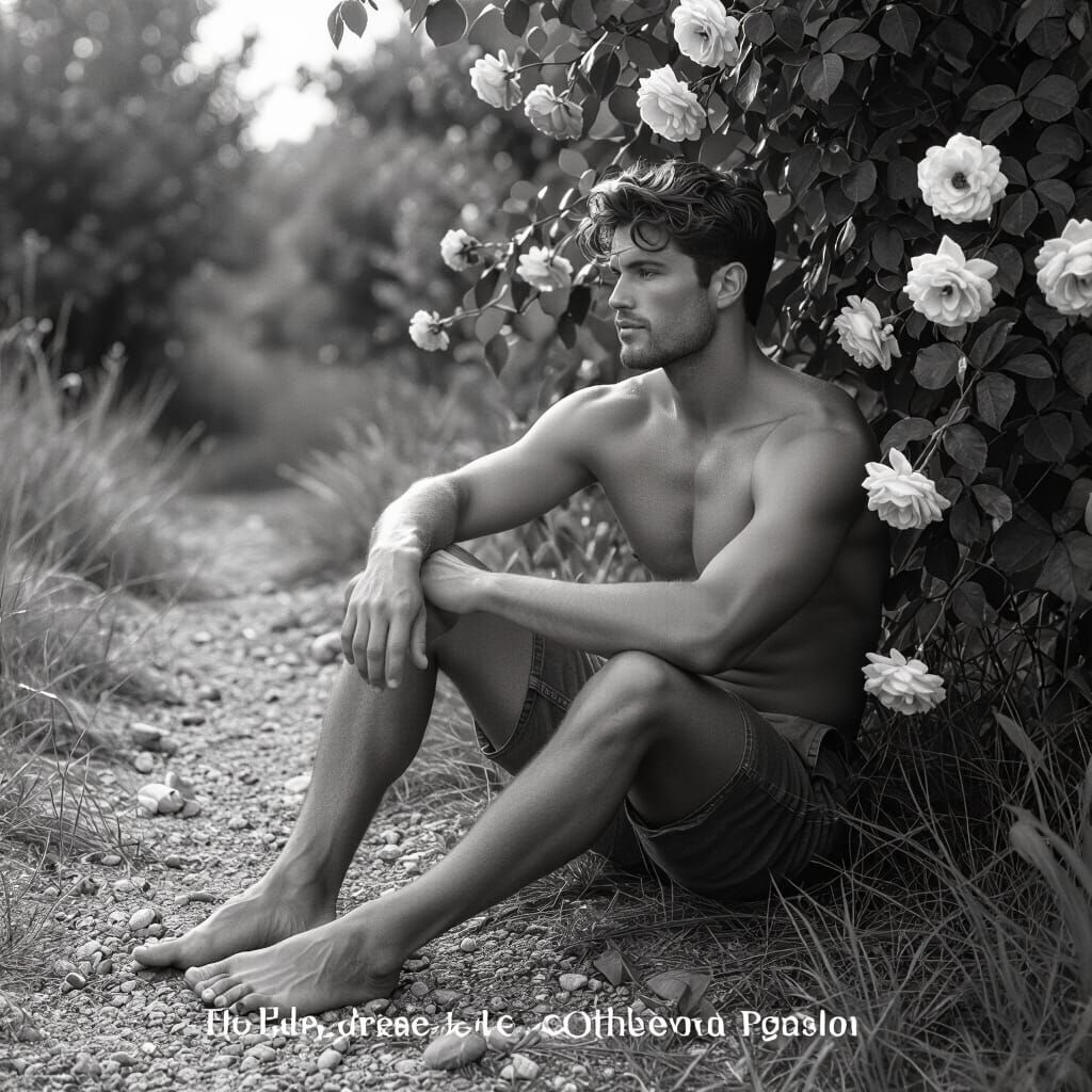 Gay Male Portrait in Jim French Style