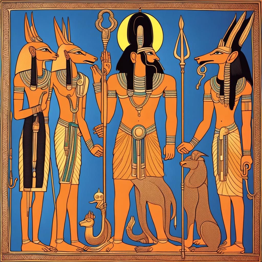 Mythological Gods Fusion: A Divine Convergence