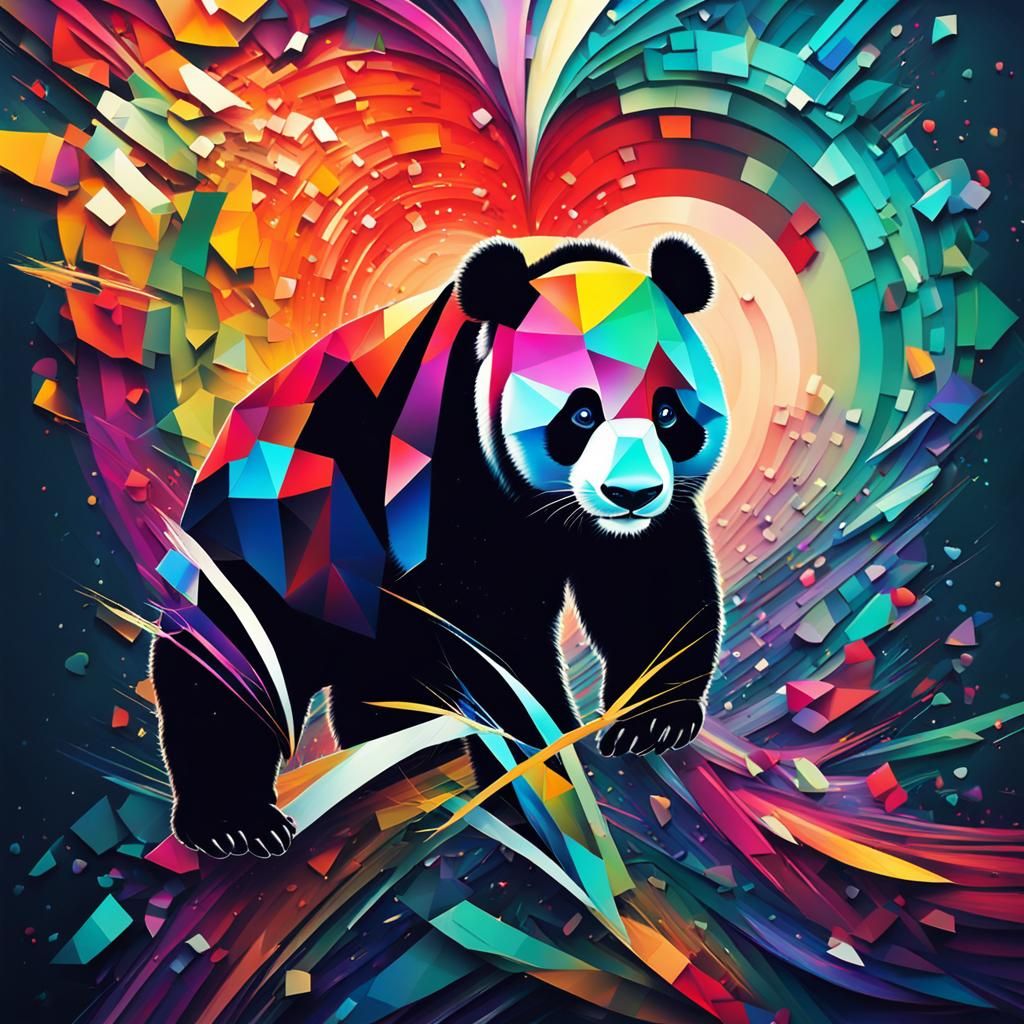 Panda Mosaic