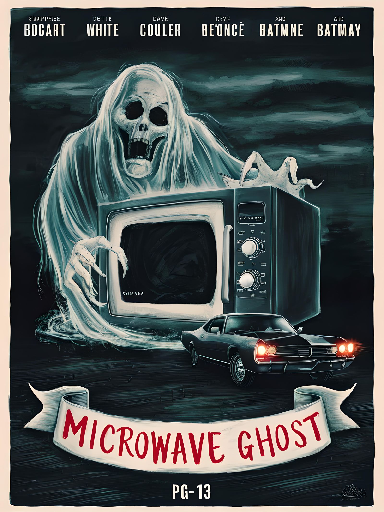 Sinister Haunted Microwave Movie Poster