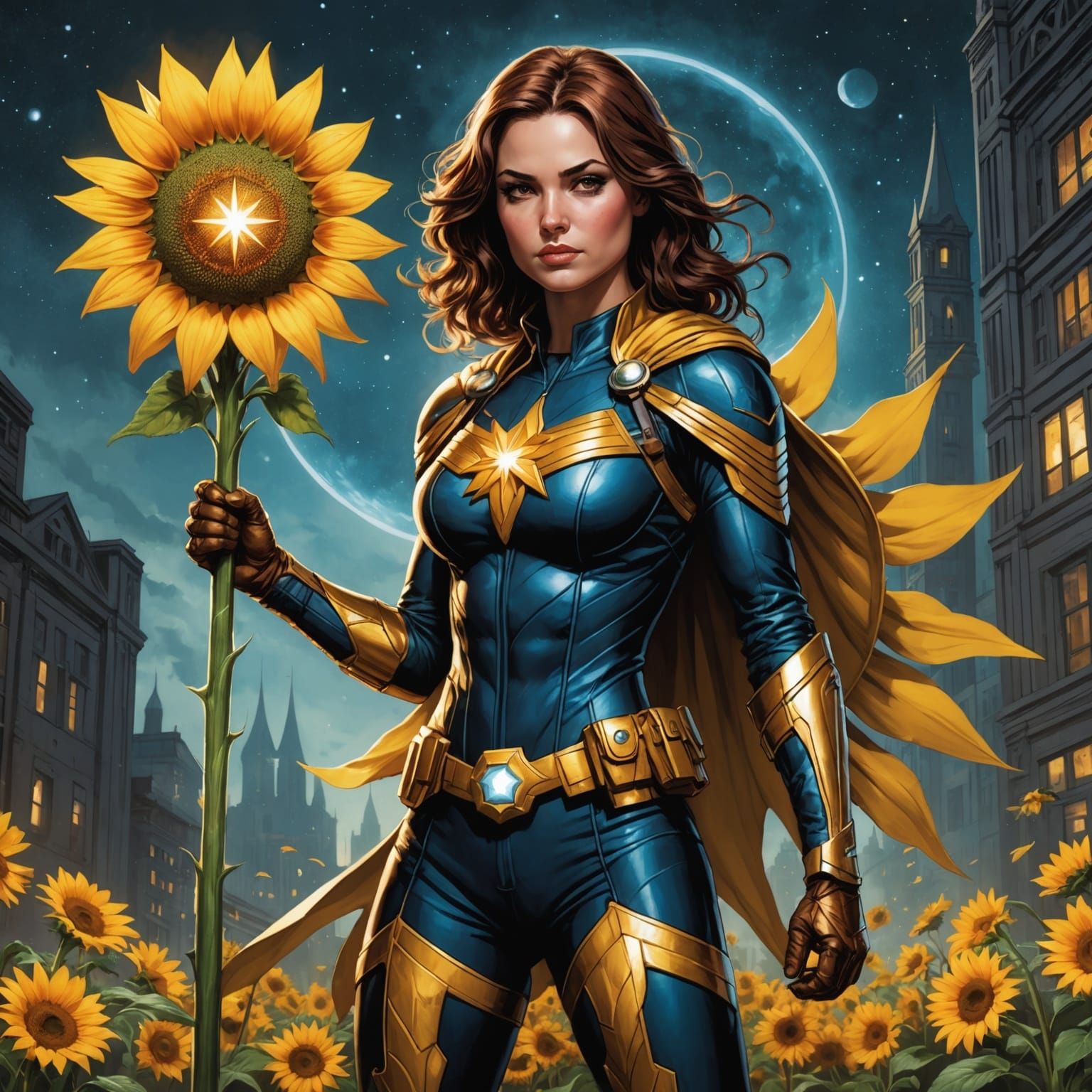 Helianthus (OC Superhero)