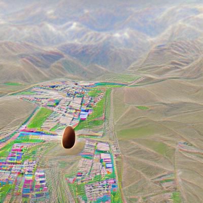 Bean in Afghanistan: 8K 3D Render