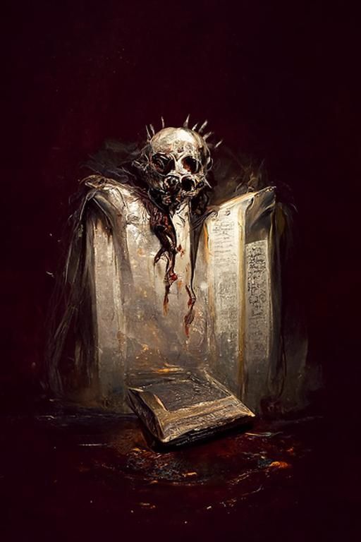 Sinister Book of the Dead, Horror Art