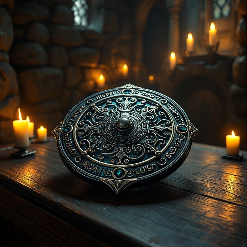 Ornate Spinner Illuminates Ancient Chamber