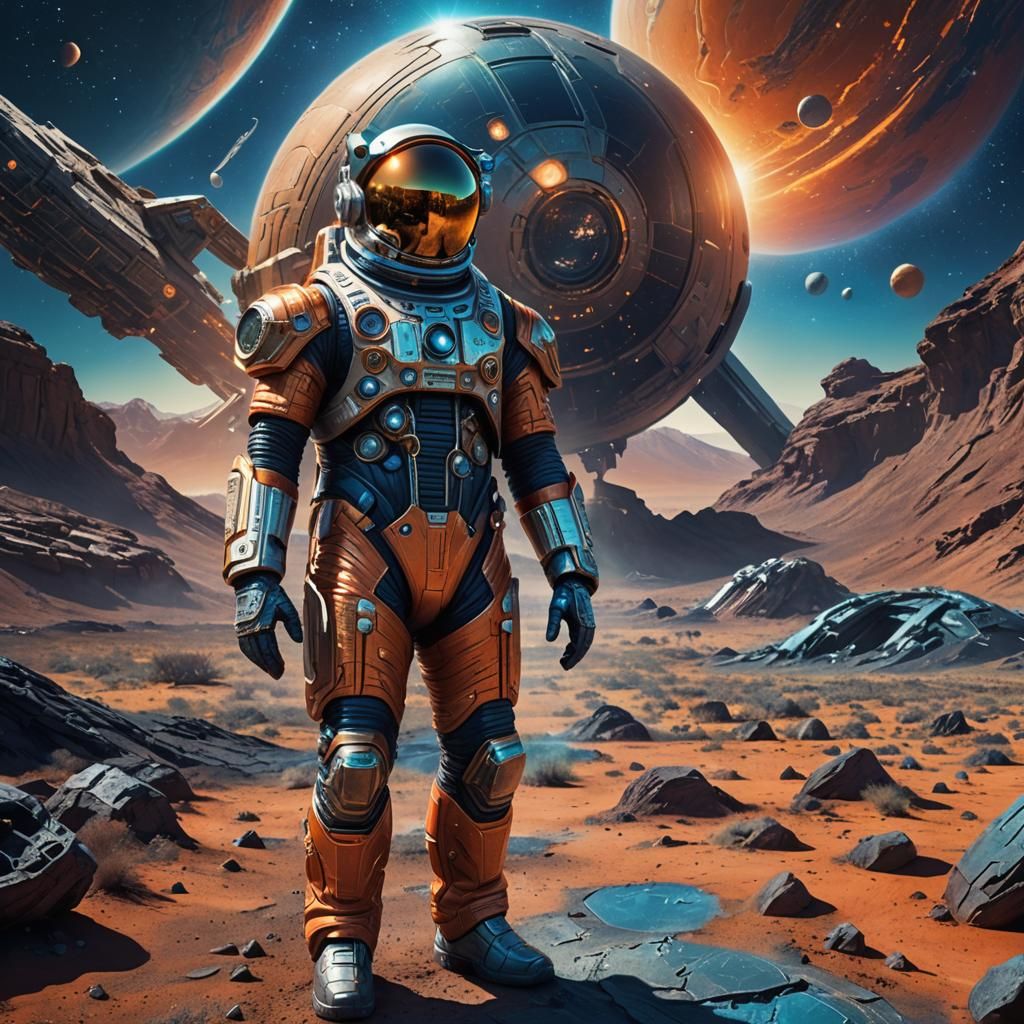 Donald Trump, Astronaut Hero on Alien Planet