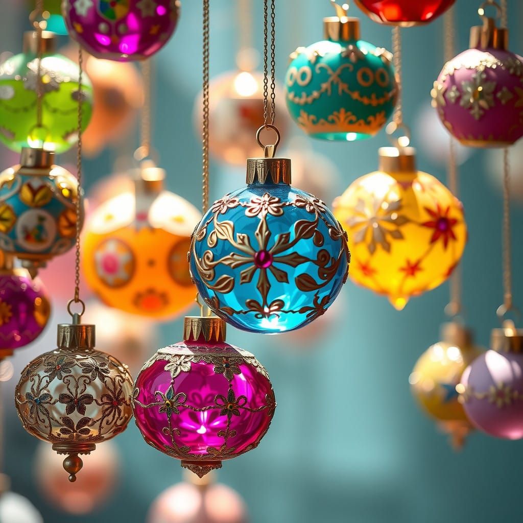 Whimsical Baubles Collection in Vibrant Colors