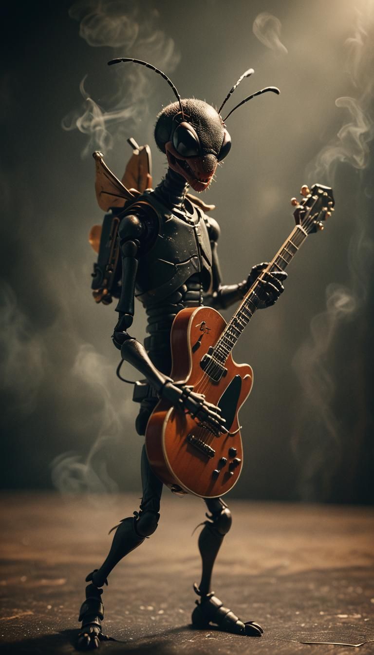 Ant Rocker: A Film Noir Cinematic Still