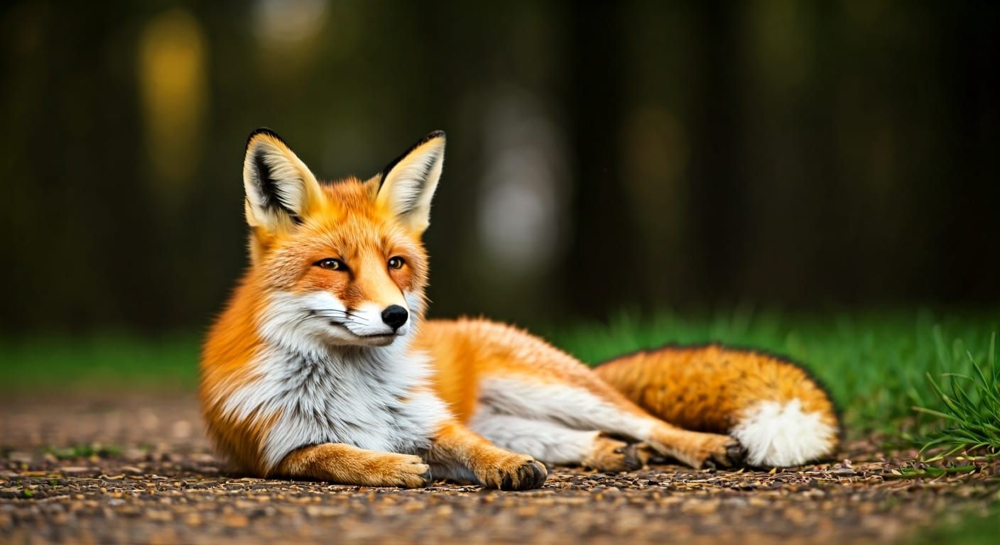 Relaxing Fox Generated by AI
