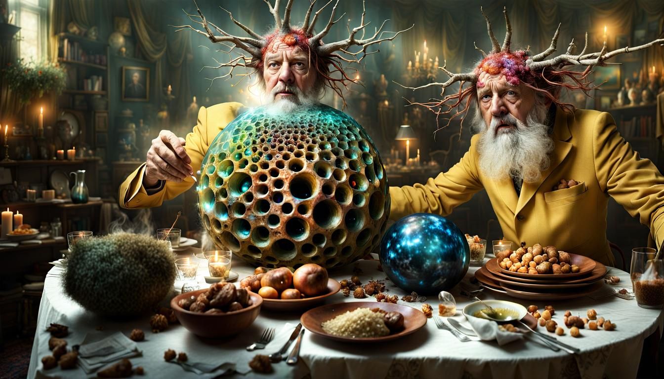 Magical Biological Surrealism in Ethereal Dreamscape