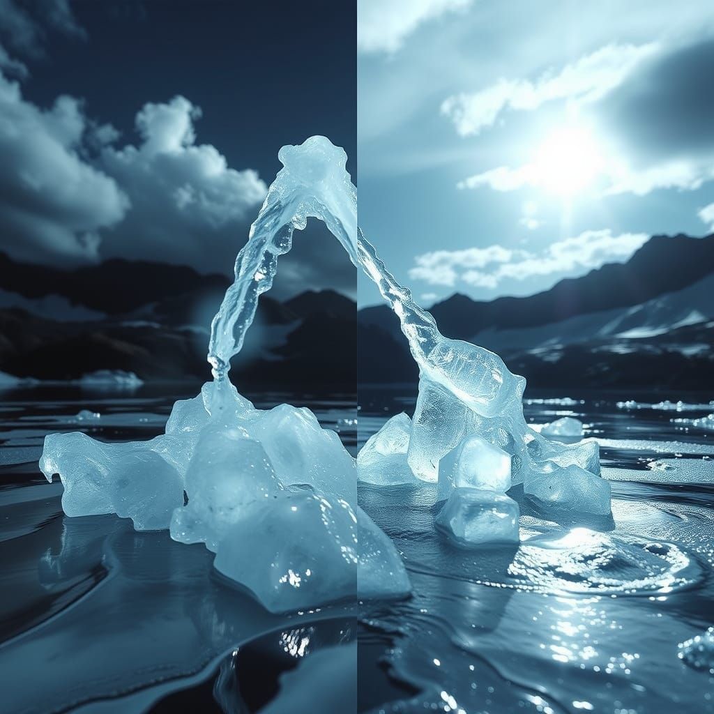 Nature's States of Matter: Gas, Liquid, Solid, Plasma