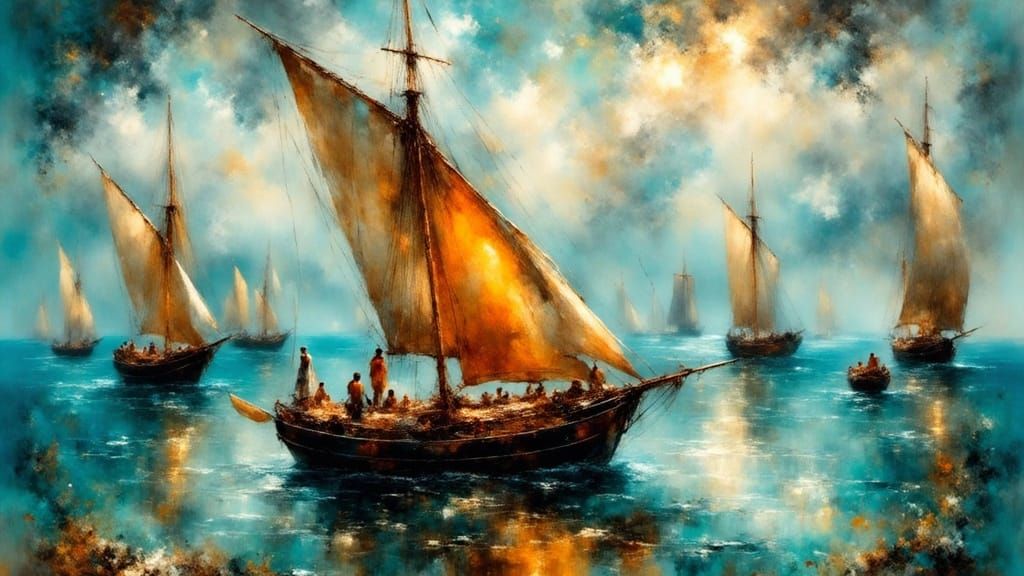 Surreal Barnyard Embrace in Dreamcore Style