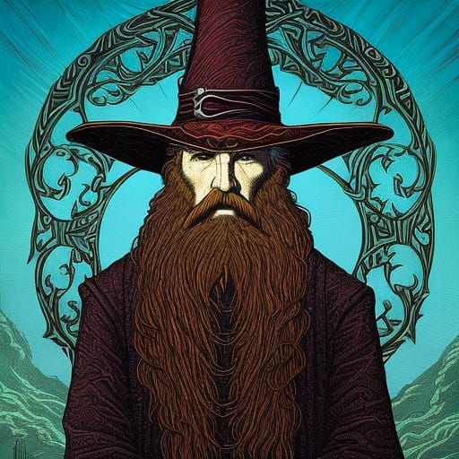 Gandalf Portrait in James R. Eads Style