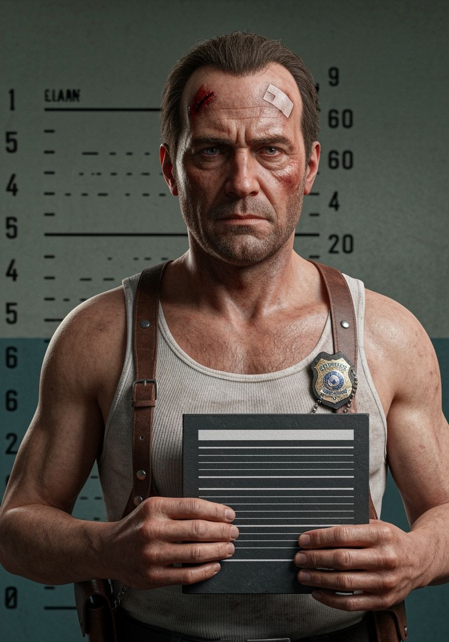 Gritty Portrait of Weary Man in Unreal Engine Style