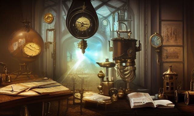 Steampunk Magician's Lab: Award-Winning Photography