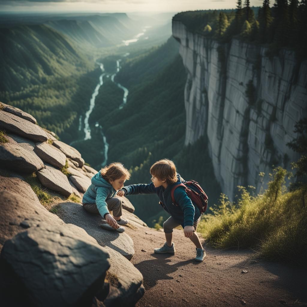 Dramatic Rescue: Mother and Child in Peril