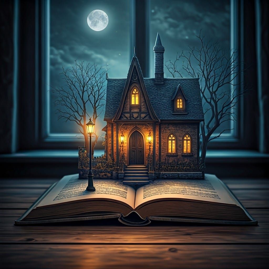 Gothic Witch House Book📖