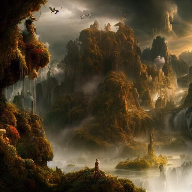 Wonderland: Epic Digital Matte Painting