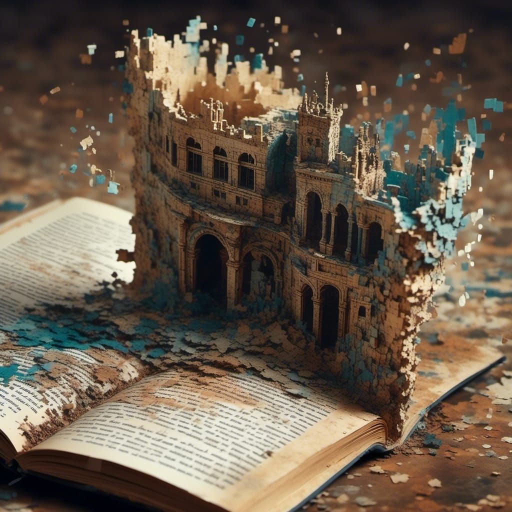 Magical Kingdom Emerges with Pixelated Paladin