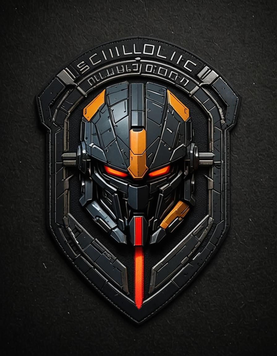 Sci-Fi Callsign Emblem in Minimalist Style