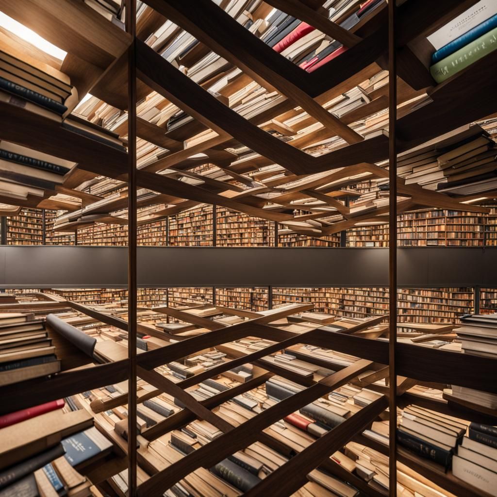 Infinite Book Stack: A Library of Babel