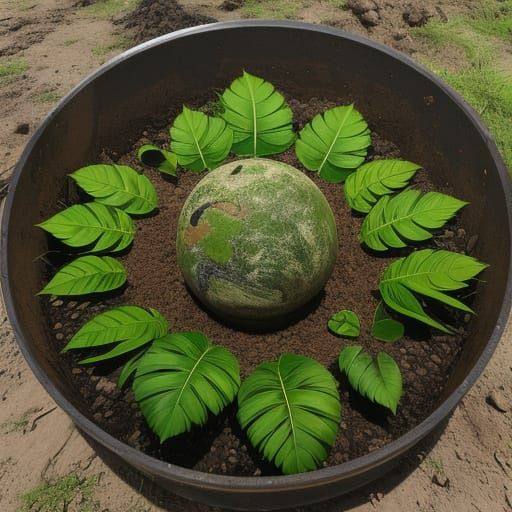 The plant takes its substance from the earth, decays, and gi...