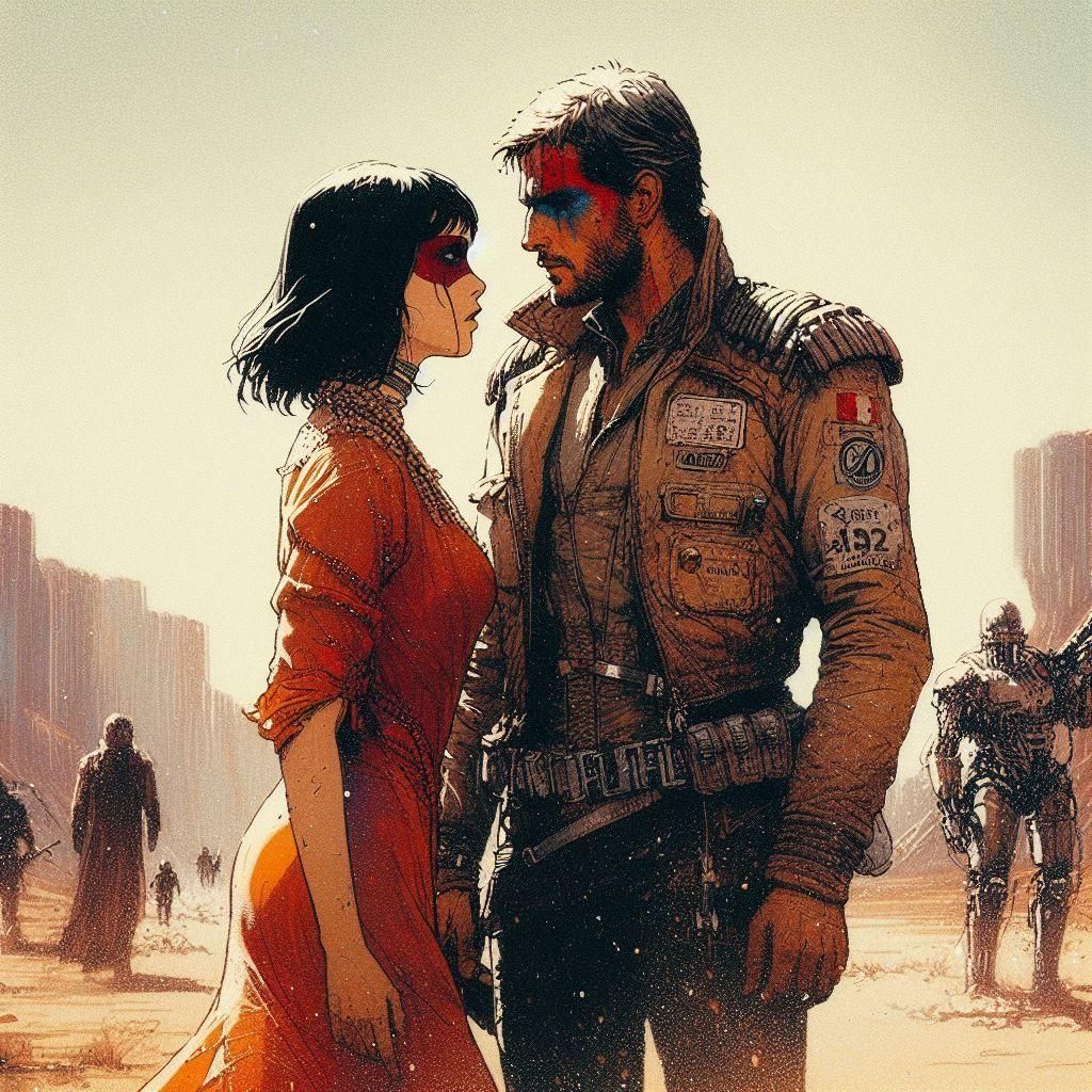 Futuristic Sci-Fi Landscape Generated by AI