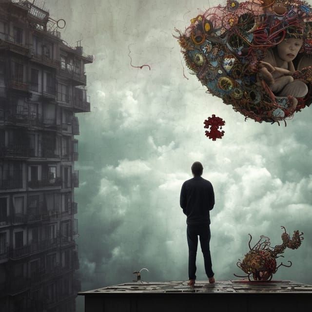 Surreal Jigsaw Puzzle Yoni Orchid: Stopmotion Dream