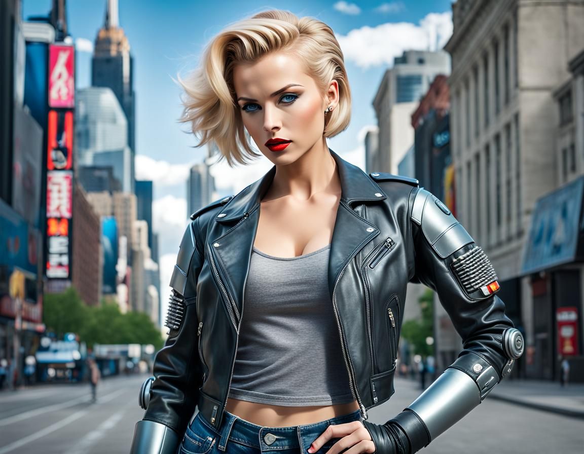 Leather Jacket Woman