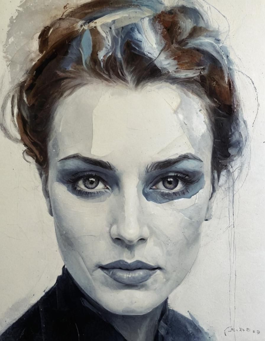 Agape Face Painting in Flowing Picasso Style