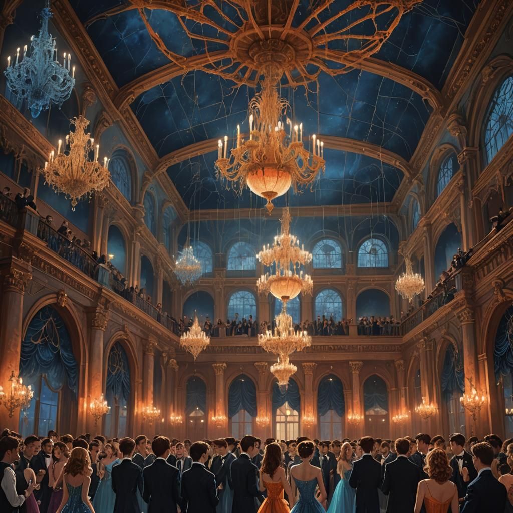 Monstrous High School Prom in Eerie Ballroom