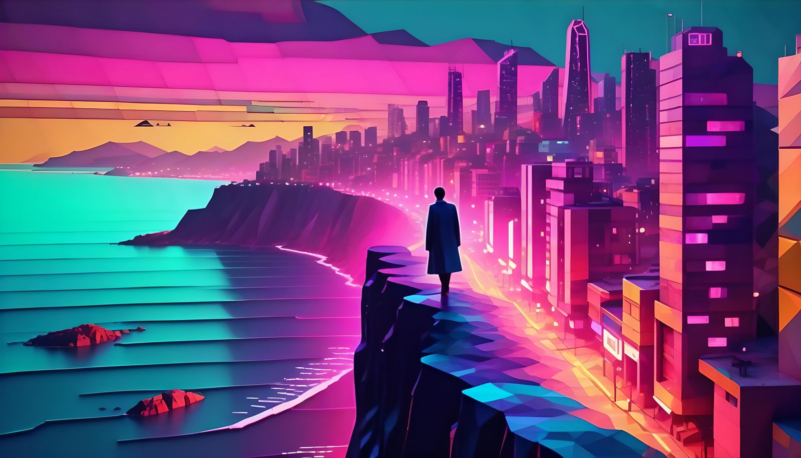 Wanderer Above Sea of Pixels: Art Brut Retrofuturism