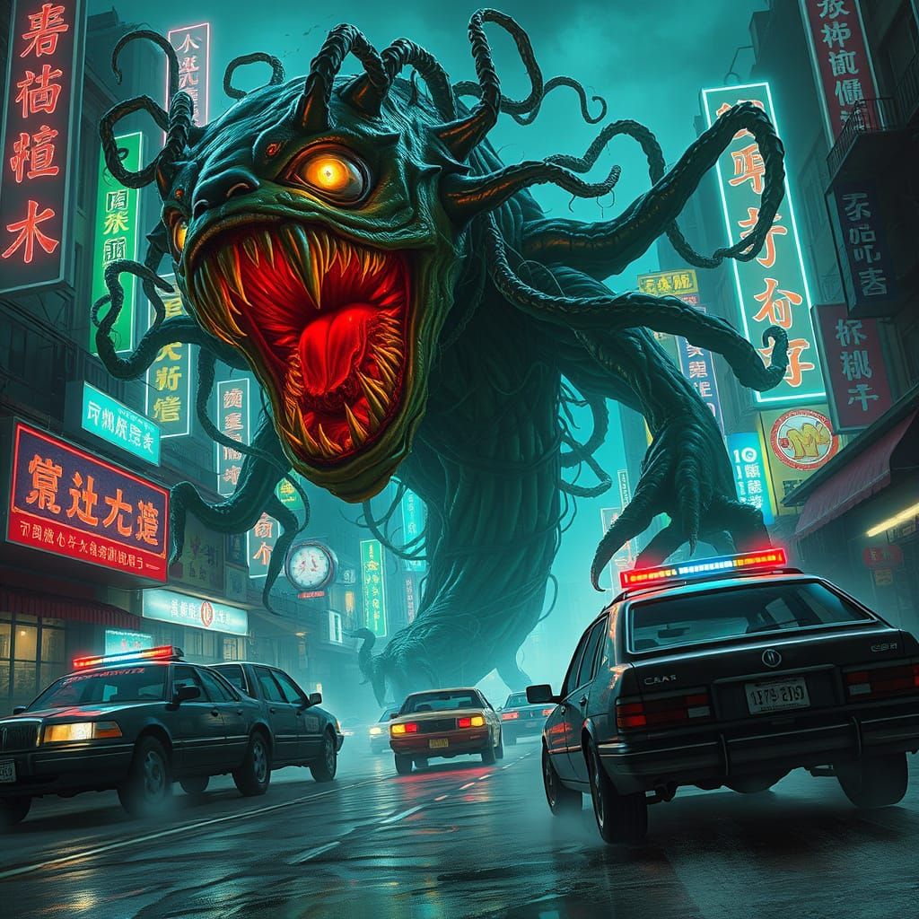 Plant Sorcerer Rampage in Neon Chinatown