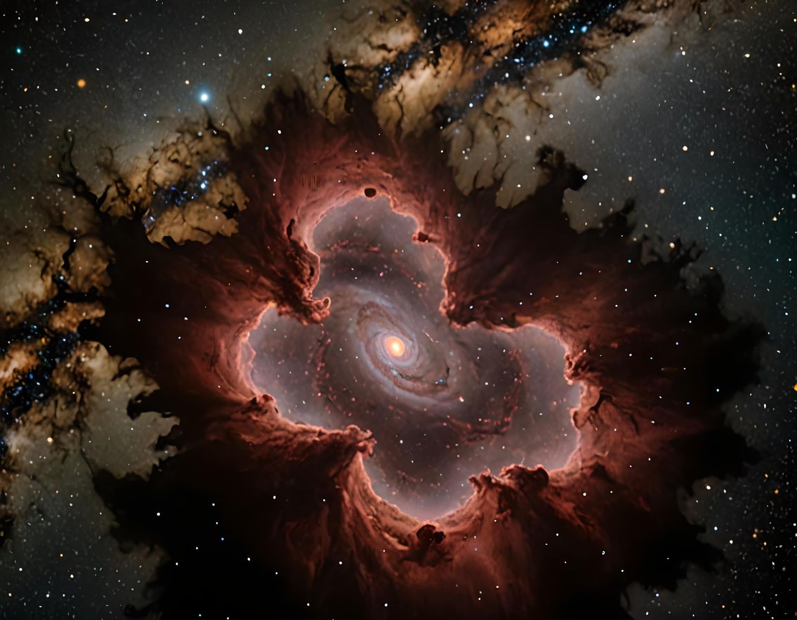 Nebula and Planetary Accretion in Milky Way Cosmos