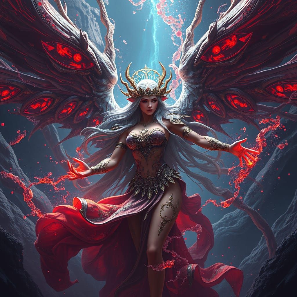 Maelstrom Goddess Concept Art in Unreal Engine 5