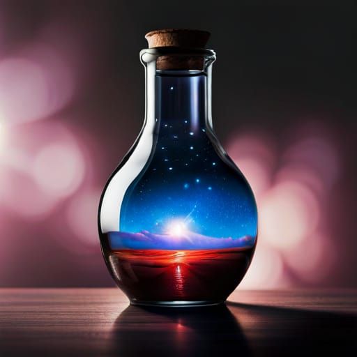 Galaxy in a Bottle: Miniature World Photography