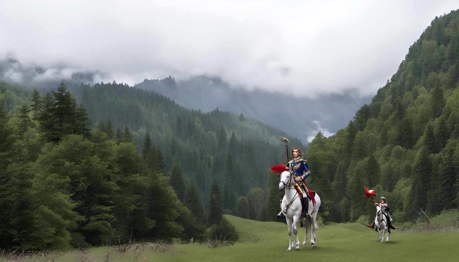 Regal Royal Musketeer Portrait