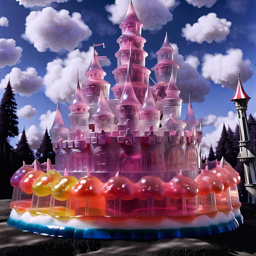 Jello Castle in Candy Wonderland