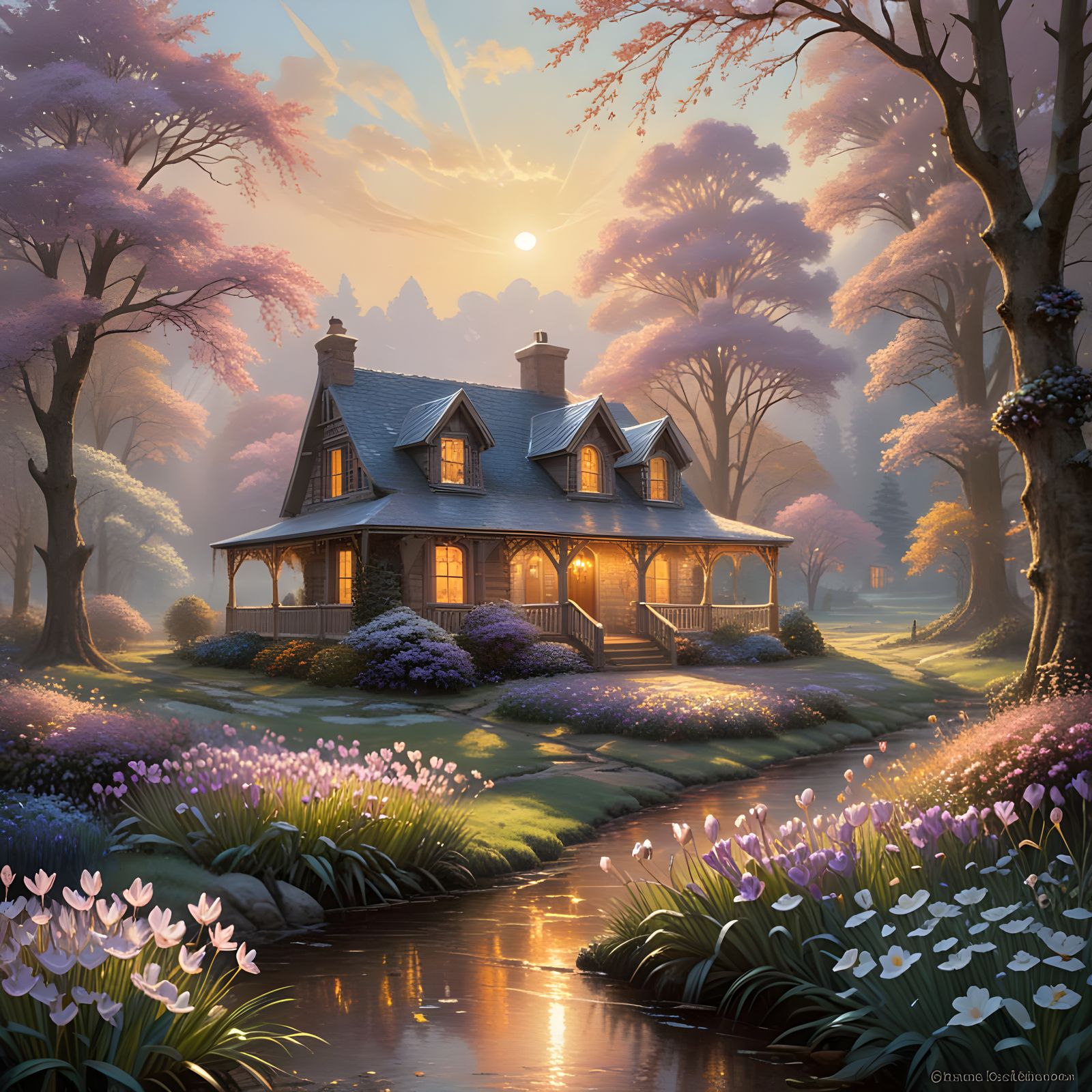 Springtime Serenity in Vibrant Bloom