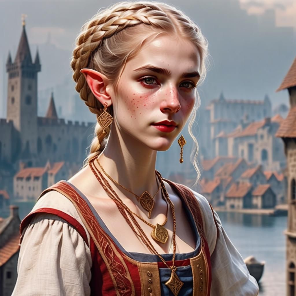 Juvenile half-elf girl