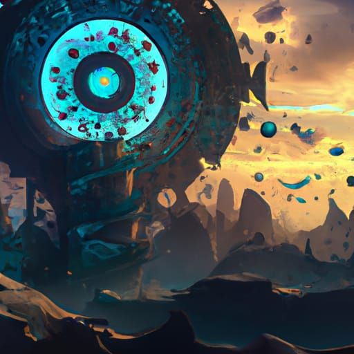 Dreamcore: Detailed Matte Painting in Deep Color