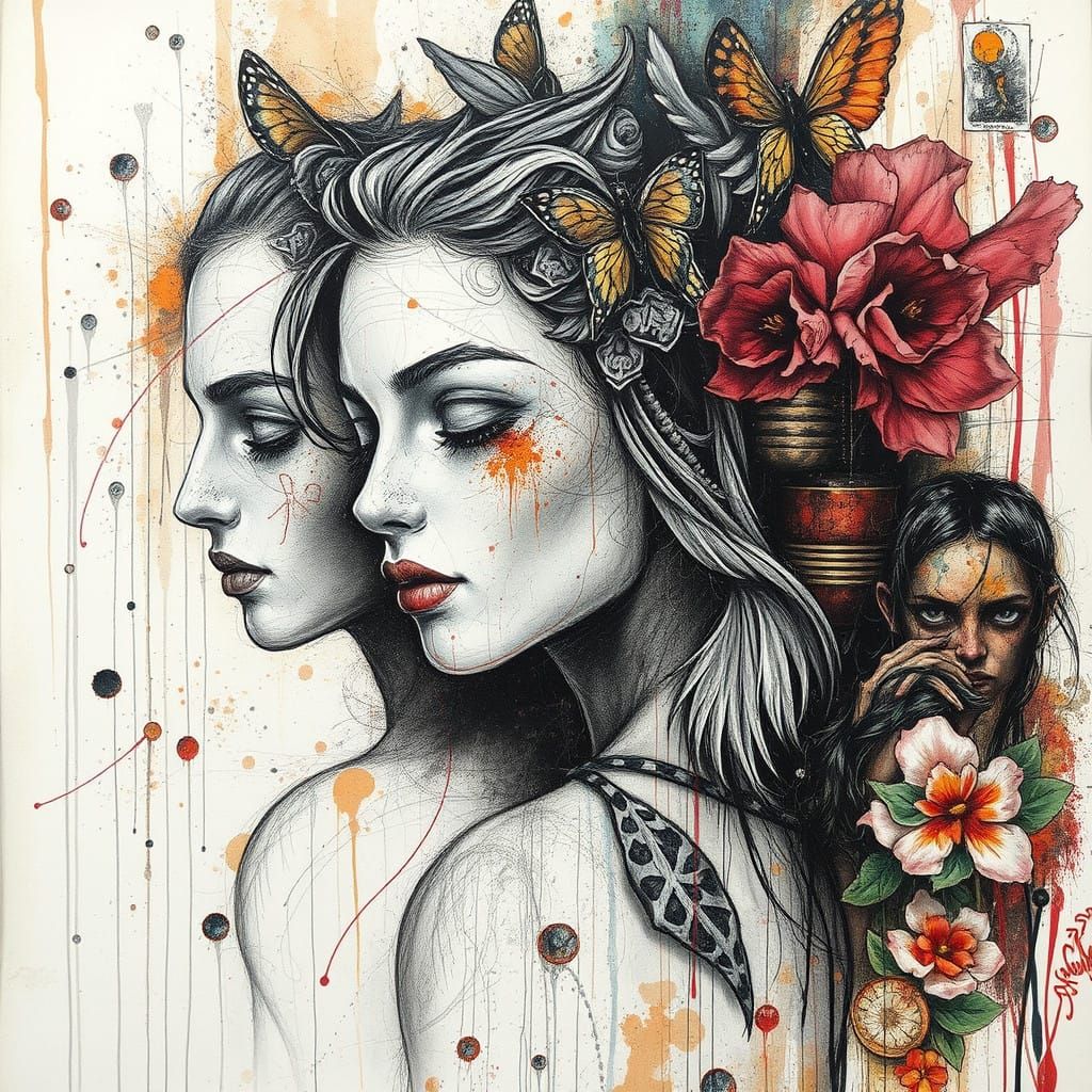 Visionary Portrait Art in a Dreamlike Digital Realm