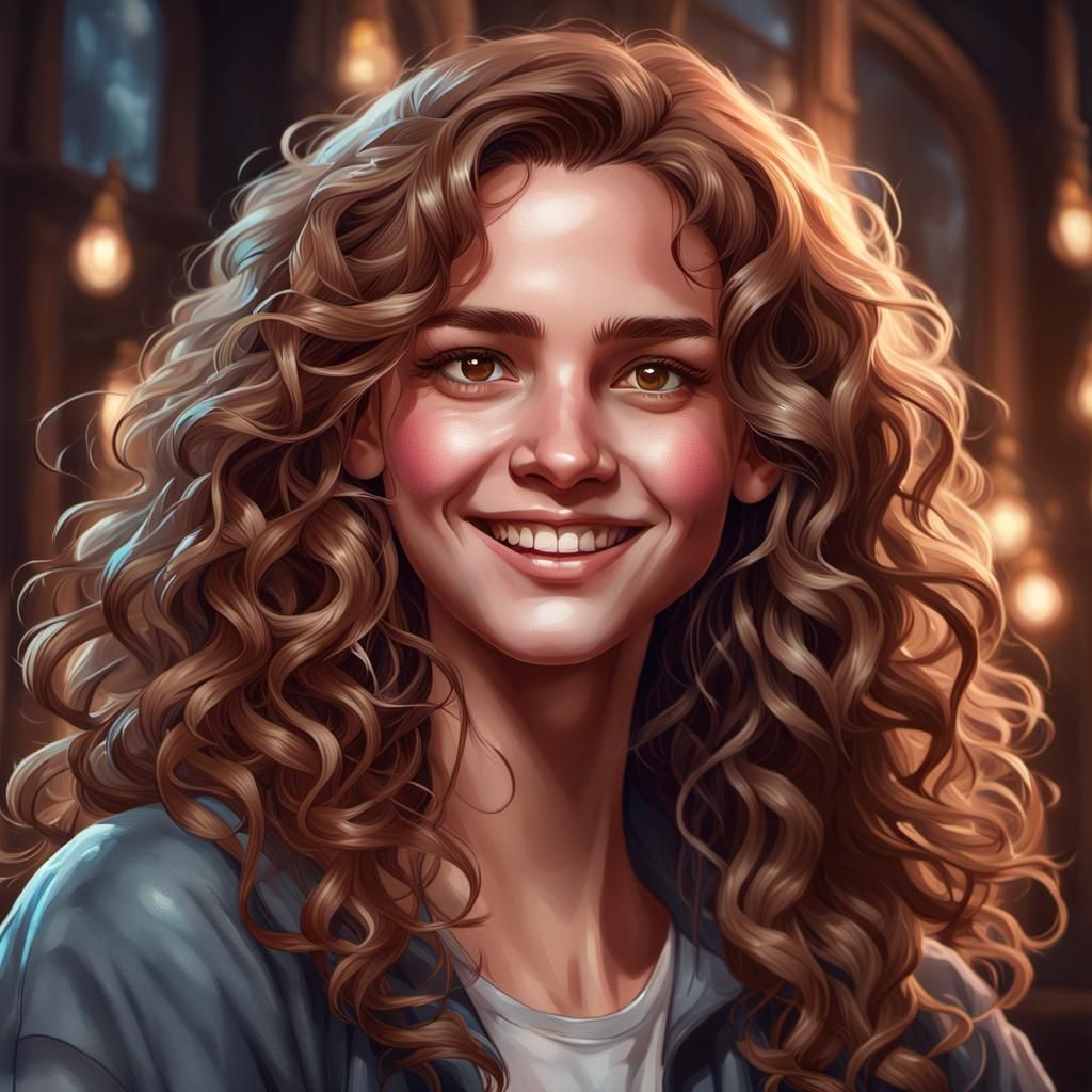 Detailed Portrait of Hermione Granger