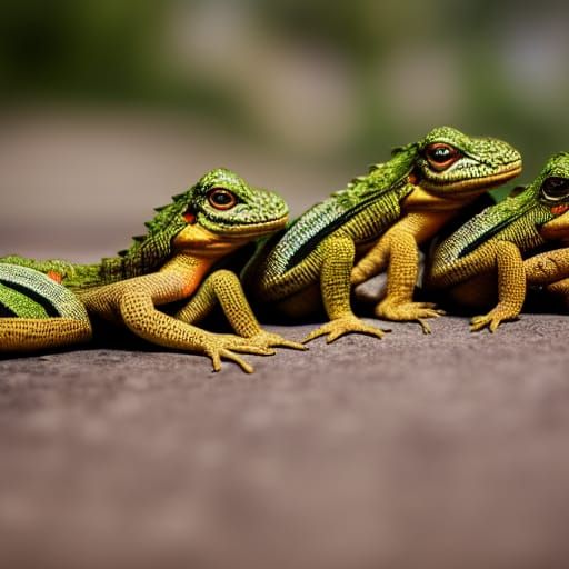 Lizard Russian Doll: Professional Photography