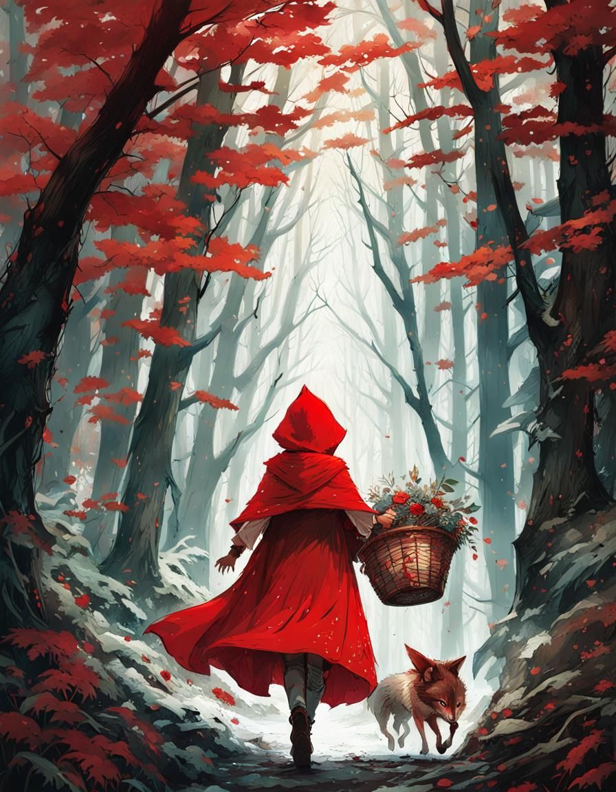 Little Red Riding Hood in Enchanted Forest